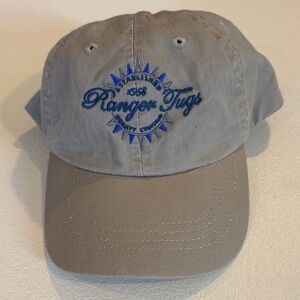 Gray Ranger Tugs Cap with Blue Embroidery